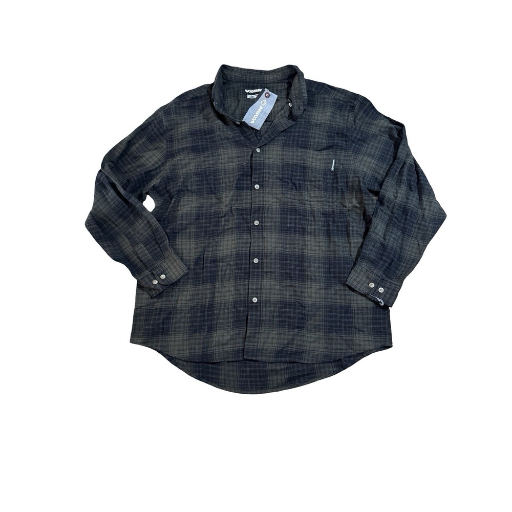 Wolverine Dark Green/Black Plaid Flannel - New - XXL